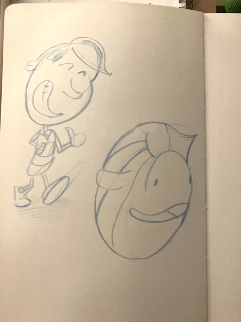 My dad said this made it look like he was walking the fish