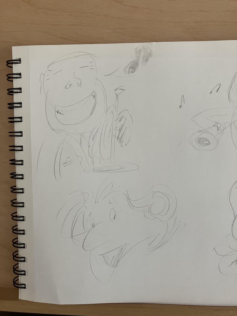 first sketches